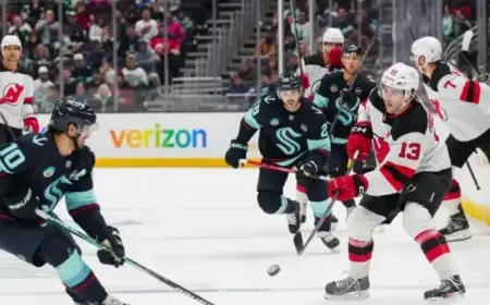 Previewing Game 52: Devils Challenge Kraken in Seattle Showdown