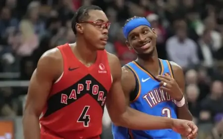 Key Highlights to Watch in OKC Thunder vs. Toronto Raptors Matchup