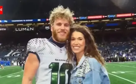 Anna Kupp Stirs Debate Wearing Seahawks Coat at Rams’ NFC Championship Duel