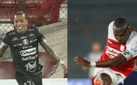 Once Caldas vs. Santa Fe: Live Showdown of Goal Scorers Moreno and Rodallega