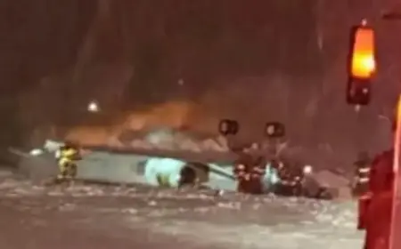 Jet Crash at Bangor Airport: Eight Aboard Small Business Aircraft