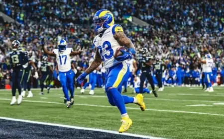 Rams RB Kyren Williams’ 9-Yard TD Catch Secures Lead Over Seahawks