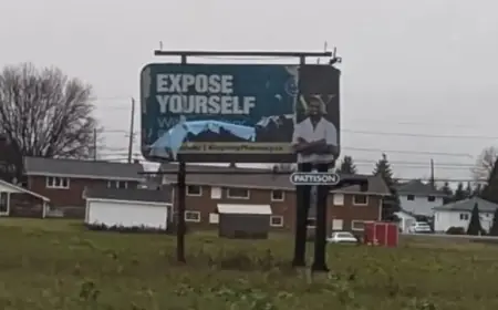 Sudbury Pharmacy Transforms Tired Billboard into Viral Sensation