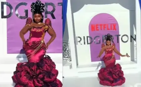 Kate Actress Dazzles at Bridgerton Season 4 Premiere in South Africa