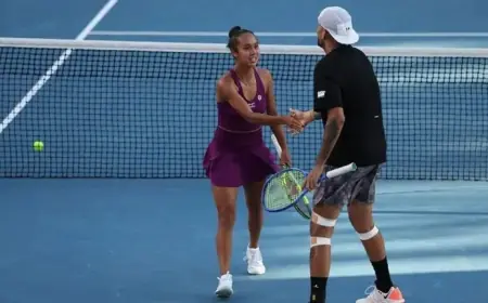 Nick Kyrgios and Leylah Fernandez Triumph in Australian Open Mixed Doubles Tiebreak