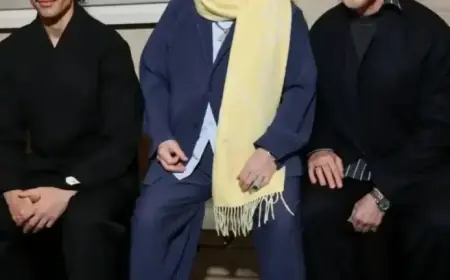 Elton John and David Furnish Grace Jacquemus Paris Fashion Week Event