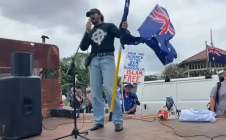 Man Arrested at Rally After Anti-Semitic Remark