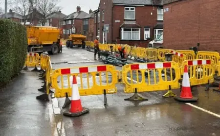 Severn Trent Increases Signage Amid Roadwork-Induced Traffic Gridlock