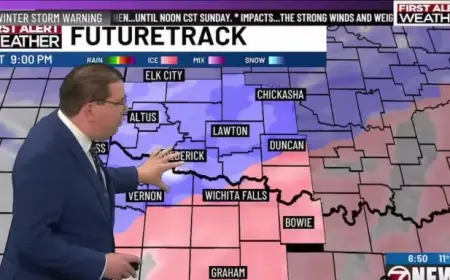 Snow and Sleet Persist Amidst Bitter Cold Temperatures Today