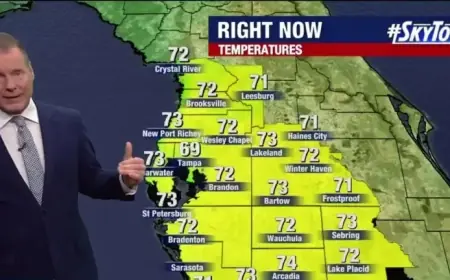 Tampa Weather: Monday Morning Forecast Revealed