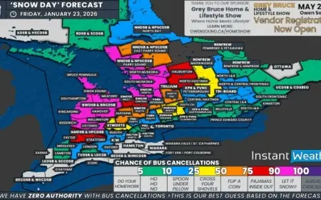 “Southern Ontario Sees Fifth Day of School Bus Cancellations Amid Snowstorm”