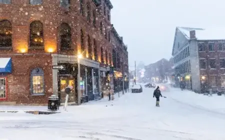 Heavy Snowfall to Blanket Maine Sunday Through Monday
