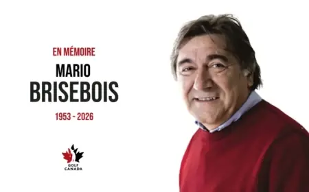 Golf Community Mourns Loss of Mario Brisebois