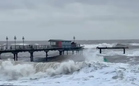 Storm Ingrid Washes Away Section of Devon’s Teignmouth Grand Pier
