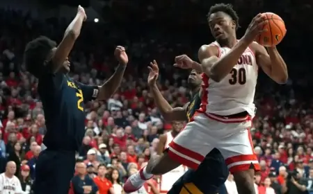 Arizona Dominates AP Top 25 Poll; Nebraska Achieves Program-Best Fifth