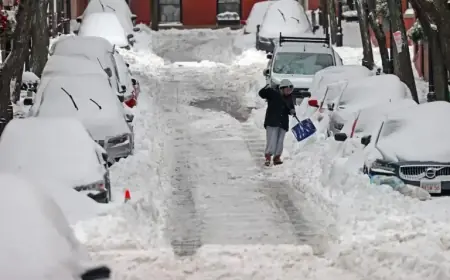 Boston Nears 20 Inches of Snow; Heaviest Accumulation Hits Mass. and R.I.