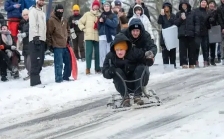 Jeff Hill Transforms Students into Kids When It Snows