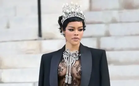 Teyana Taylor Dazzles in Schiaparelli Jewels Inspired by Louvre Heist