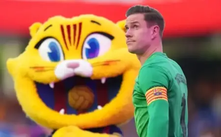 Barcelona to Leave Captaincy Vacant After Ter Stegen’s Departure – Report