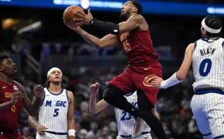 Mitchell Leads Cavaliers to Victory with 36 Points Against Magic