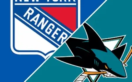Sharks Triumph Over Rangers 3-1 in January 2026 Showdown Recap
