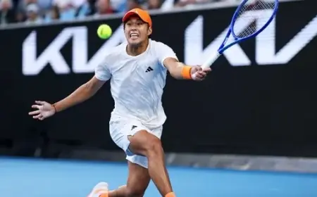 Tien Dominates Medvedev at AO 2026, Showcases Remarkable Growth