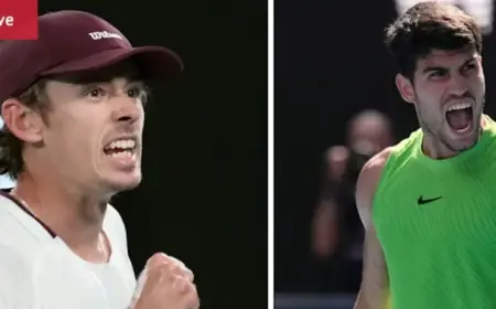 Australian Open 2026: Alcaraz vs. De Minaur; Sabalenka Reaches Semis; Cooling Breaks