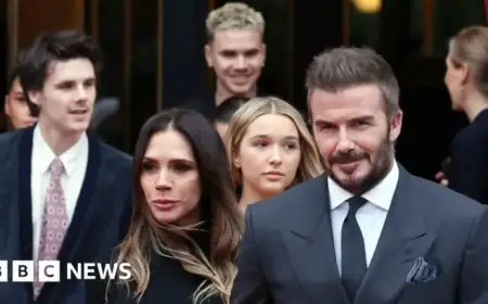 David and Victoria Beckham Visit Paris Amid Brooklyn Dispute