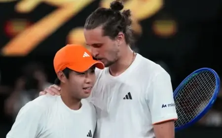 Alexander Zverev Dominates, Defeats Rising Star Learner Tien