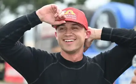 Vandergriff Tackles Funny Car Challenge at John Force Racing