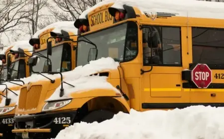 Middlesex County Schools Face Delays, Closures Amid Snow and Ice on Jan. 27, 2026