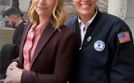 Claire Danes Films ‘The Spot’ at Yonkers City Hall