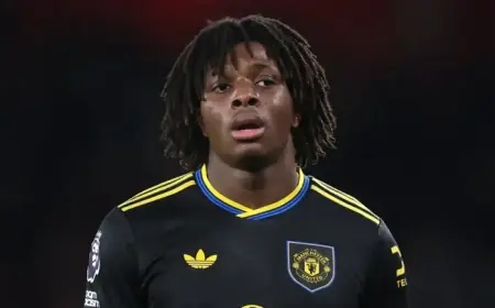 Man Utd’s Patrick Dorgu Sidelined Long-Term Following Arsenal Injury