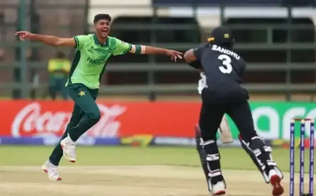 Pakistan U19 Dominates New Zealand in Super Six Clash