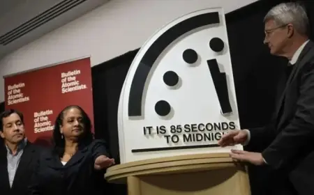 Atomic Scientists Reset Doomsday Clock for 2026