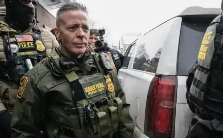 Trump’s Iowa Visit, Bovino’s Remarks, and Social Media Trial Coverage by NPR