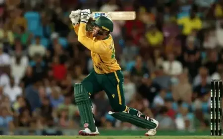 South Africa Bowls First; West Indies’ Hope Sidelined in T20I Opener