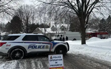Four Charged After Bomb-Making Chemicals Discovered in London, Ontario Home