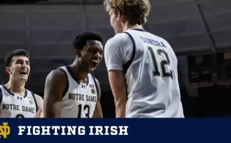 Irish Seek First Ranked Victory Against #17 Virginia on Tuesday