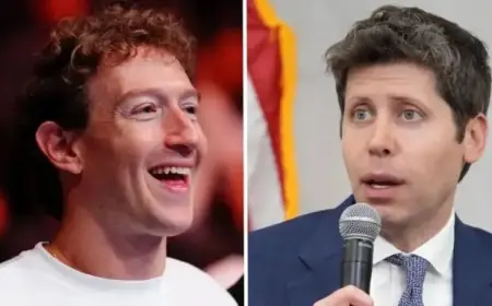 Sam Altman Subtly Criticizes Mark Zuckerberg in Message to Employees