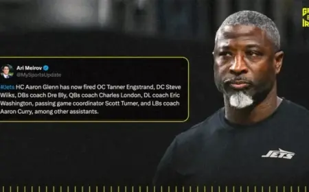 Jets Dismiss Tanner Engstrand: Aaron Glenn’s Top OC Replacement Choices