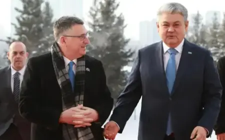 Sa’ar Urges Stable, Moderate Alliance in Kazakhstan Opportunity