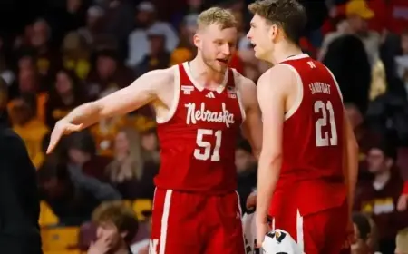 Nebraska Faces Michigan Without Key Players Rienk Mast, Braden Frager
