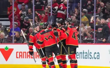 Halliday Shines with 3 Points as Senators Dominate Golden Knights 7-0