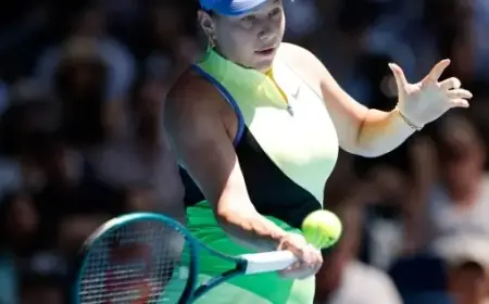 Anisimova Defeats Wang to Secure First Australian Open Quarterfinal