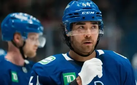 Sharks’ Kiefer Sherwood Faces Canucks Tonight: Will He Play?