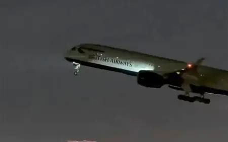 British Airways Airbus A350 Loses Tire After Las Vegas Takeoff