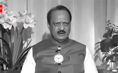 Ajit Pawar, Three Others Die in Baramati Plane Crash Landing