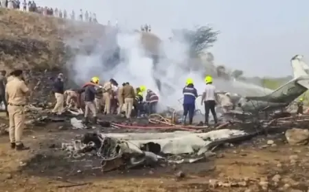 Maharashtra Deputy CM Ajit Pawar’s Aircraft Crashes in Baramati
