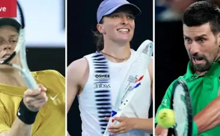 Djokovic Trails as Musetti Leads; Swiatek Supports Gauff’s Racquet Incident at Australian Open